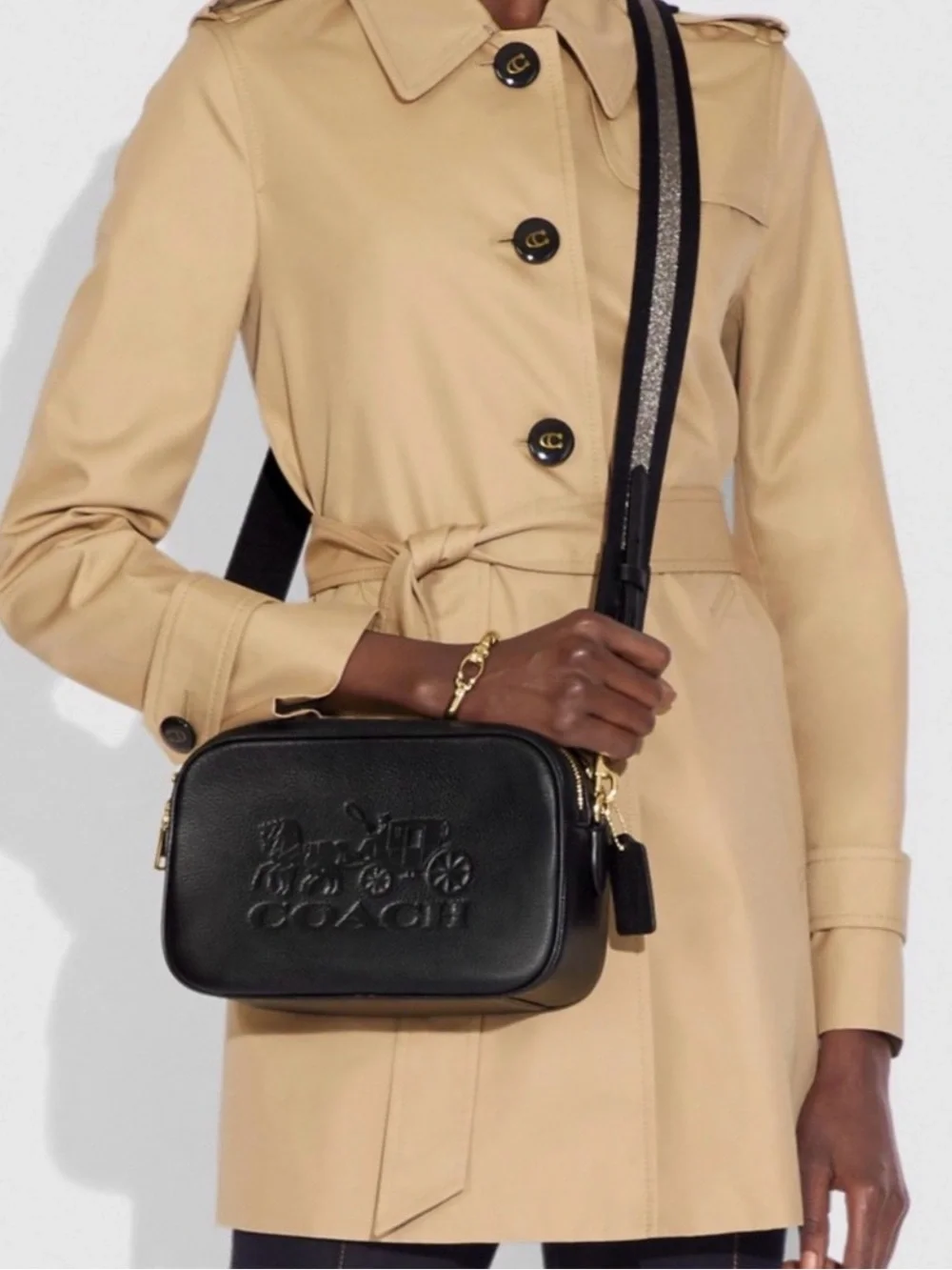 Coach Jes Black Crossbody Bag Coach F75818